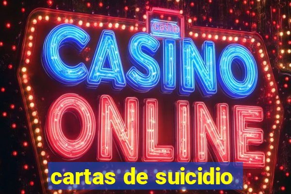 cartas de suicidio